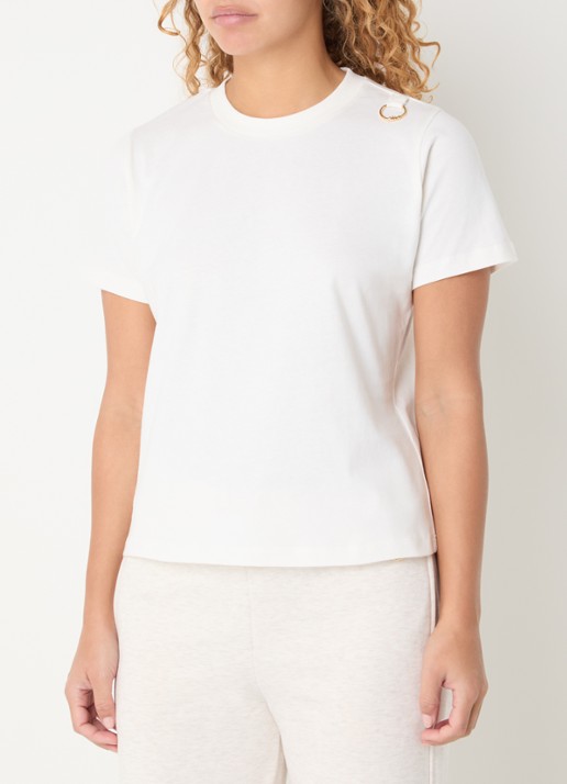 NIKKIE Logo Ring T-shirt met ronde hals