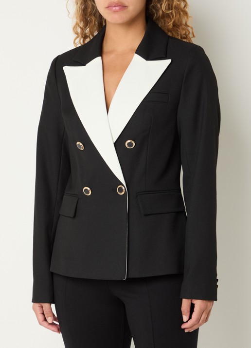NIKKIE Oulu double-breasted blazer met klepzakken