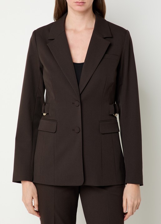 NIKKIE Oxford blazer met klepzakken