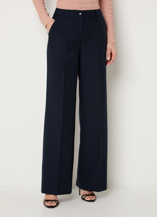 NIKKIE Parisa high waist straight fit pantalon met steekzakken