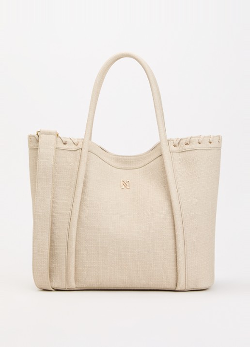NIKKIE Pasadas Lace-up shopper met afneembare schouderriem
