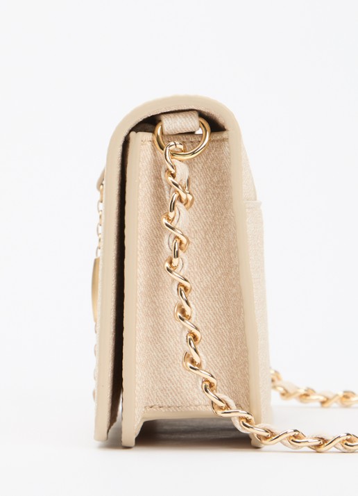 NIKKIE Paxing Denim crossbodytas met logo - detail 3 creme