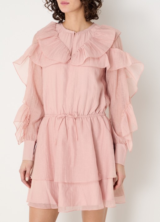 NIKKIE Pharr mini jurk met volant