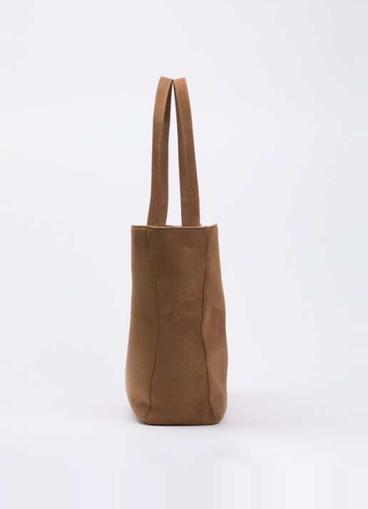 NIKKIE Preston shopper met logo - detail 3 cognac