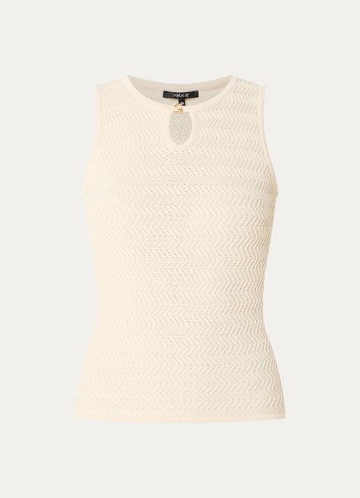 NIKKIE Riom top met structuur