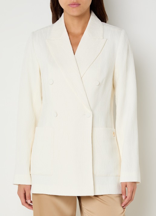 NIKKIE Roseville double-breasted blazer met opgestikte zakken
