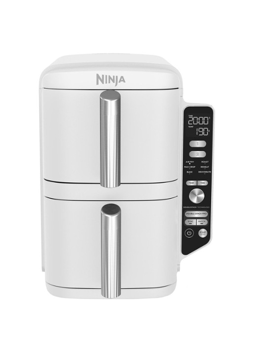 Ninja Double Stack XL airfryer 9,5 liter SL400EUWH - detail wit