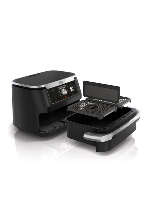 Ninja Flexdrawer dubbele airfryer AF500EU  - detail zwart