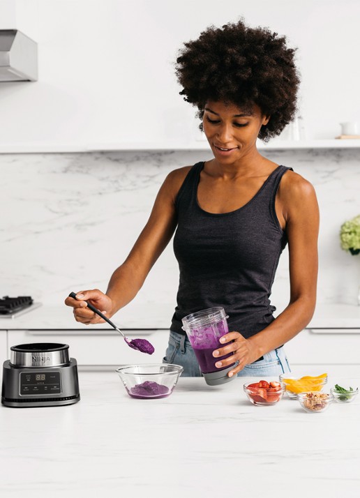 Ninja Foodi Power Nurti blender 2-in-1 CB100EU - detail zilver