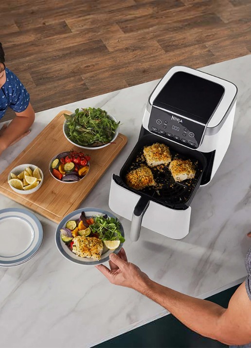 Ninja Max Pro airfryer XXL 6,2 liter  AF180EUWH - detail 6 wit