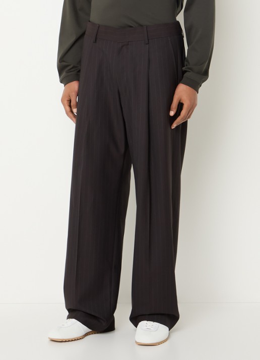 NN.07 Kay wide fit pantalon met steekzakken