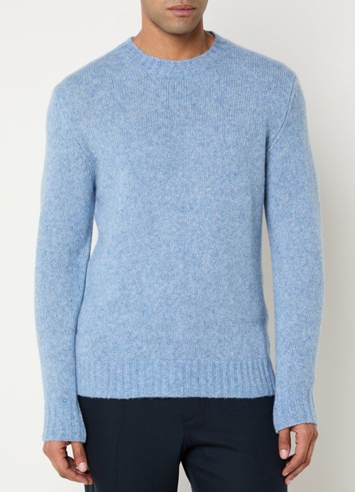 NN.07 Lee fijngebreide pullover in merino wolblend