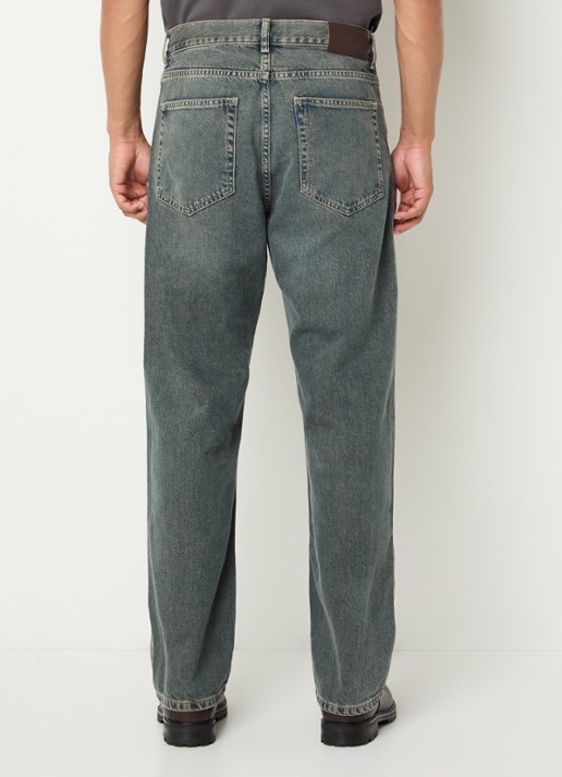 NN.07 Otis straight leg jeans met medium wassing - achterkant 5 indigo