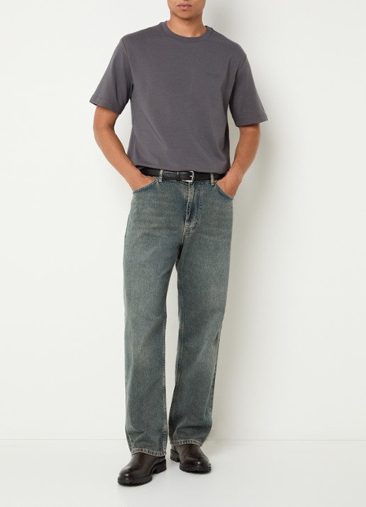NN.07 Otis straight leg jeans met medium wassing - voorkant 4 indigo
