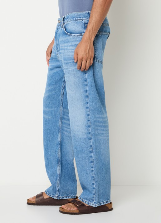 NN.07 Otis straight leg jeans met steekzakken - detail 2 indigo