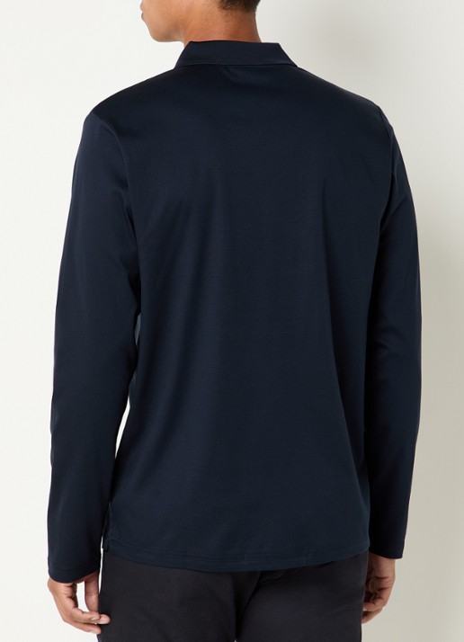NN.07 Paul regular fit polo - achterkant 4 donkerblauw