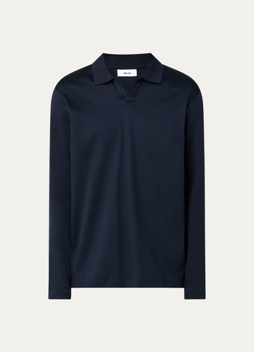 NN.07 Paul regular fit polo - voorkant 2 donkerblauw
