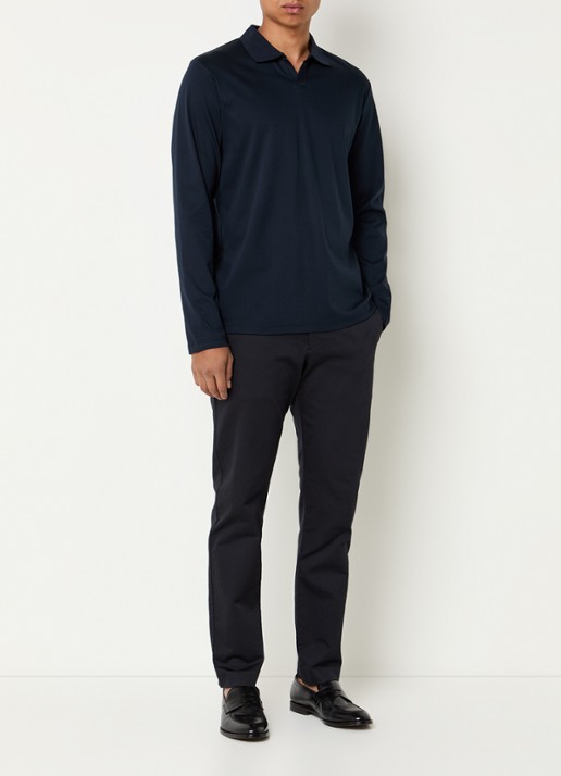 NN.07 Paul regular fit polo - voorkant 3 donkerblauw