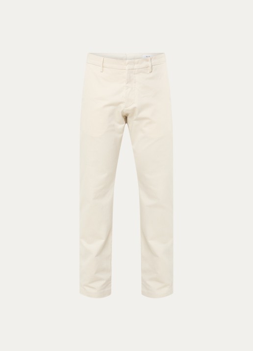 NN.07 Theo slim fit chino van katoen met steekzakken