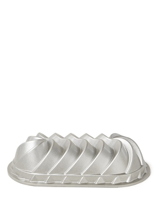 Nordic Ware Heritage bakvorm 29 cm - voorkant 2 zilver