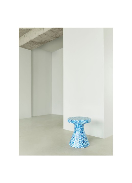 Normann Copenhagen Bit Stool bijzettafel 36 cm - voorkant 3 blauw