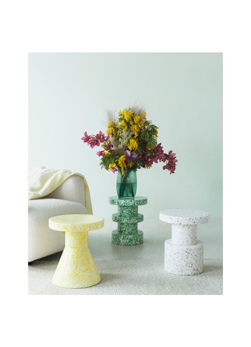 Normann Copenhagen Bit Stool bijzettafel 36 cm - voorkant 2 geel