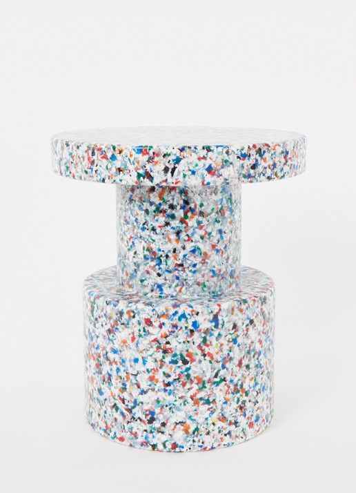 Normann Copenhagen Bit Stool bijzettafel 36 cm - voorkant 3 multicolor