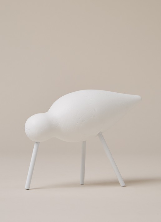 Normann Copenhagen Shorebird 11 cm - voorkant 2 wit