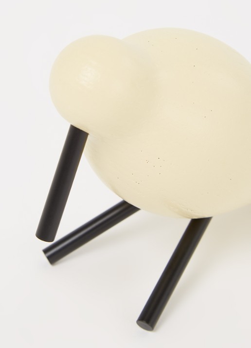 Normann Copenhagen Shorebird 8 cm - voorkant 2 lichtgeel