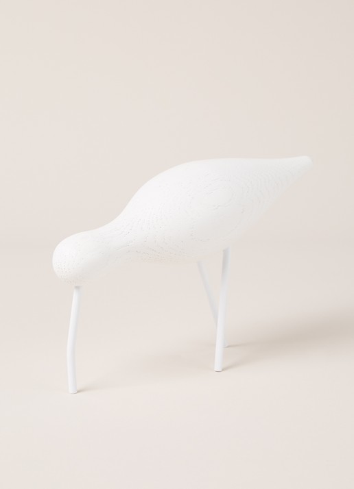 Normann Copenhagen Shorebird Large 14 cm - voorkant 2 wit