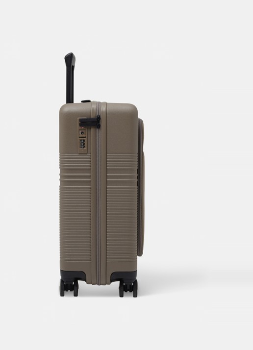 Nortvi Spinner met laptopvak 55 cm - detail 4 clay / taupe