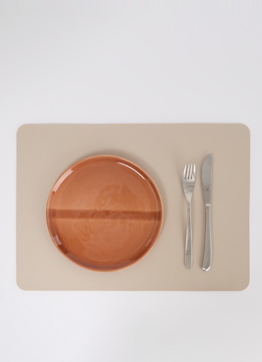 Nosse Ceramics Svelte dinerbord 22 cm - detail 3 roodbruin