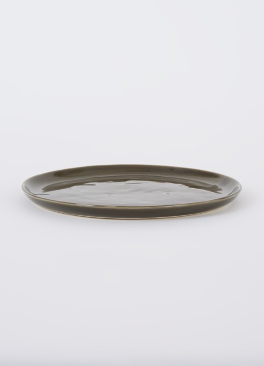 Nosse Ceramics Svelte dinerbord 22 cm - detail 3 donkergroen