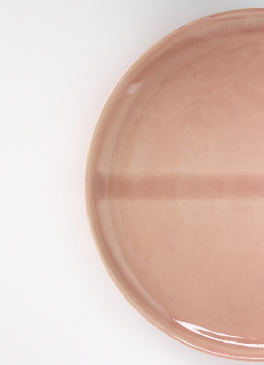 Nosse Ceramics Svelte dinerbord 27 cm - detail oudroze