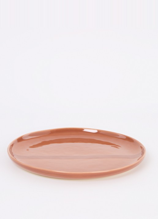 Nosse Ceramics Svelte dinerbord 27 cm - detail 4 roodbruin