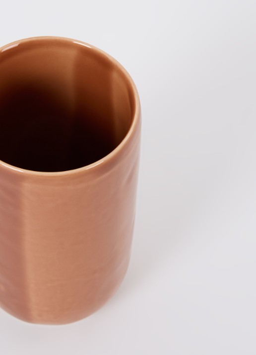Nosse Ceramics Svelte kopje 33 cl - voorkant 2 roodbruin