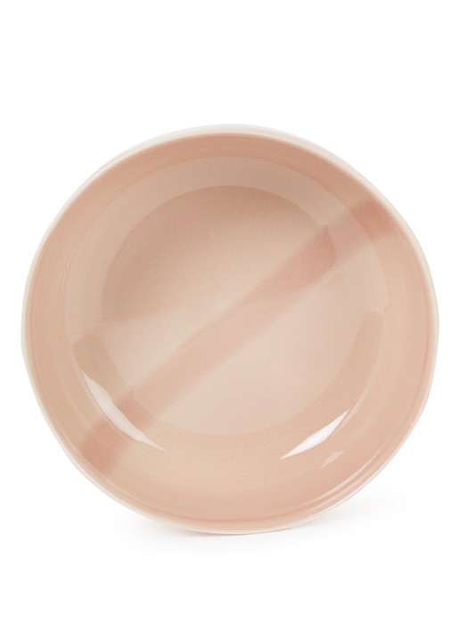 Nosse Ceramics Svelte serveerschaal 23 cm - voorkant 2 roze