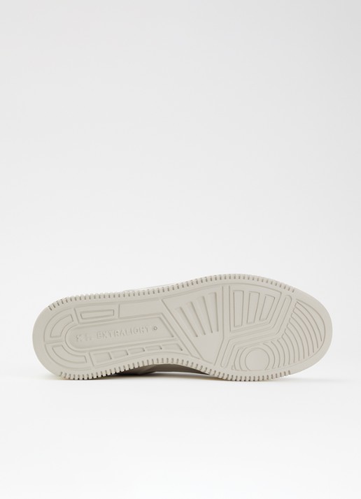 Nubikk Basket Cole sneaker van leer - detail 5 lichtgrijs