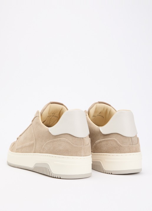 Nubikk Basket Cole sneaker van suède - achterkant 5 beige
