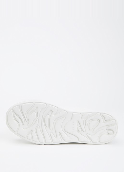 Nubikk Caldera Rush sneaker van kalfsleer met logo - detail 6 wit