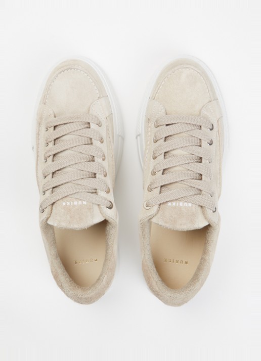 Nubikk Caldera Tora sneaker van suède - detail 5 beige