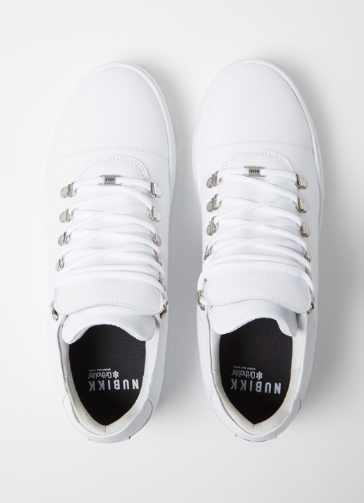 Nubikk Jagger Classic sneaker van kalfsleer - detail 3 wit