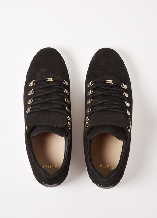 Nubikk Jagger Classic sneaker van nubuck  - detail 6 zwart