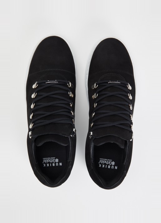 Nubikk Jagger Classic sneaker van nubuck  - detail 4 zwart