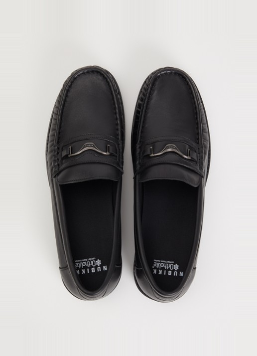 Nubikk James Gatsby loafer van leer  - detail 3 zwart