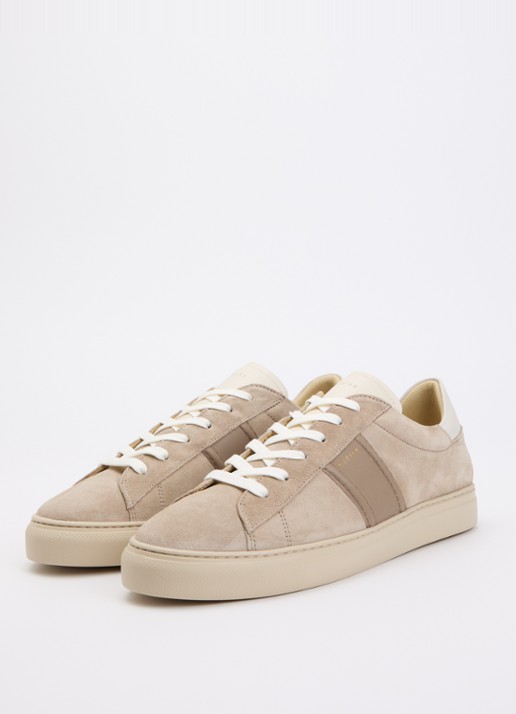Nubikk Jase Morris sneaker van suède - detail 2 beige