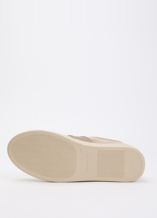 Nubikk Jase Morris sneaker van suède - detail 4 beige