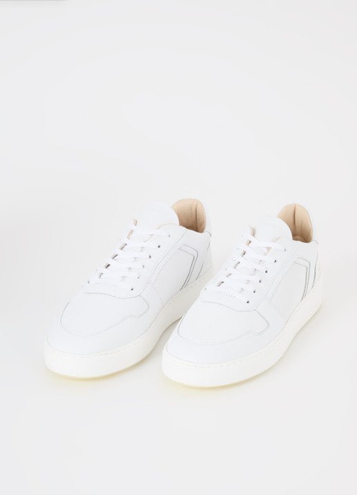 Nubikk Jiro Luca sneaker van leer - detail 6 wit