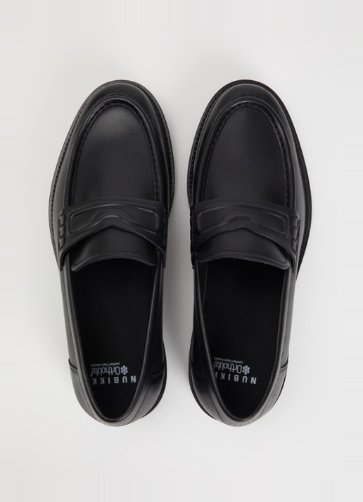 Nubikk Jones Gatsby loafer van leer - detail 4 zwart