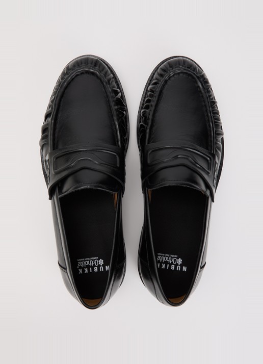 Nubikk Jones Mio loafer van leer  - detail 2 zwart